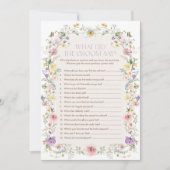 Wat zei de bruidegom | Vrijgezellenfeest Game Kaar Kaart (Voorkant)