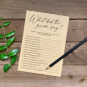 Wat zei de Groom over Vrijgezellenfeest? Programmakaart