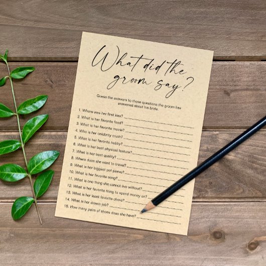 Wat zei de Groom over Vrijgezellenfeest? Programmakaart