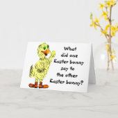 WAT ZEI DE PAASKONIJN-kaart Kaart (Gele Bloem)