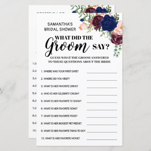 Wat zei Groom over tweetalige vrijgezellenfeest ga (Voorkant / Achterkant)