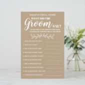 Wat zei Groom over vrijgezellenfeest tweetalige ga (Staand voorkant)