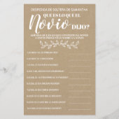 Wat zei Groom over vrijgezellenfeest tweetalige ga (Achterkant)