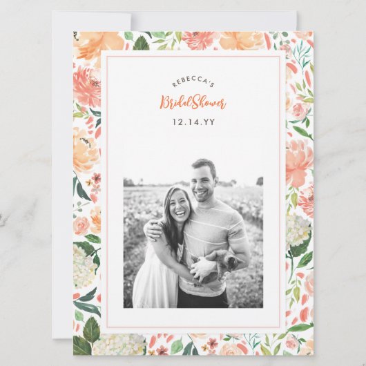 Wat zei hij over zijn Bride Shower Game? Kaart (Achterkant)