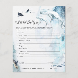 Wat zei papa? BABY SHOWER