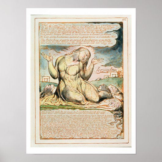 "Wat zie ik!..", bord 92 uit Jeruzalem (wees Poster (Voorkant)