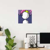 Wat zie je achter deze rook? poster (Thuiskantoor)