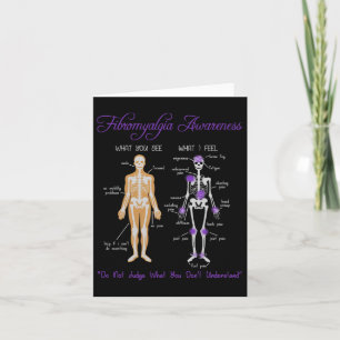 Wat zie je wat ik voel Skeleton Fibromyalgie Awa Kaart