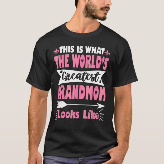 Wat ziet een grootmoeder eruit als moeder? t-shirt (Voorkant)