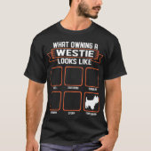 Wat ziet Westie Dog er uit als een grappig shirt (Voorkant)