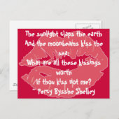 Wat zijn al die kusjes waard... Briefkaart (Voorkant / Achterkant)