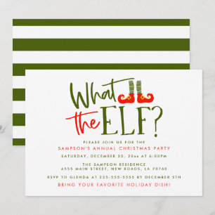 Wat zijn de Elf Christmas Party Uitnodigingen