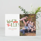 Wat zijn de elf kerstkaarten feestdagenkaart (Staand voorkant)