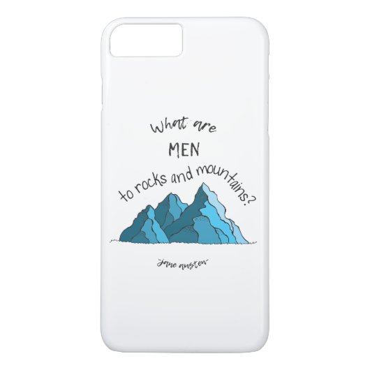 Wat zijn de Mannen voor Rocks en Mountains? iPhone Case-Mate iPhone Case (Achterkant)