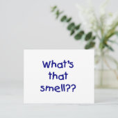 Wat zijn die Smell-overhemden en -cadeautjes? Briefkaart (Staand voorkant)