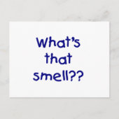 Wat zijn die Smell-overhemden en -cadeautjes? Briefkaart (Voorkant)