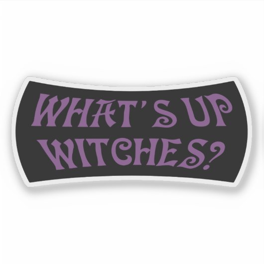 Wat zijn heksen? Halloween Sticker (Voorkant)
