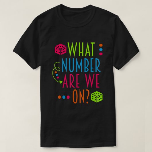 Wat zijn we op Funny Bunco? T-shirt (Design voorkant)