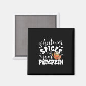 Wat Zingt Je Pompoen Herfst Eerbiedig Thanksgiving Magneet (Voorkant / Achterkant)
