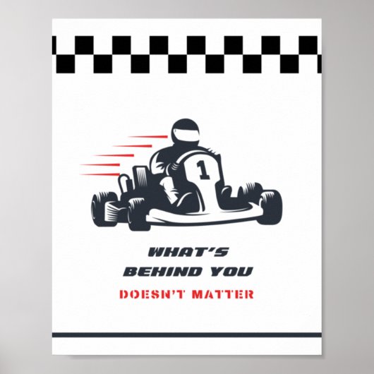 Wat zit er achter je? poster (Voorkant)