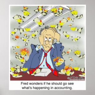 Wat zit er in de boekhouding? poster