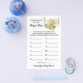 Wat zit er in de Dappere Bag Oerwoud Shower Game-k Flyer (Enkel)