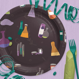 Wat zit er in de fles - drankjes en ingrediënten papieren bordje