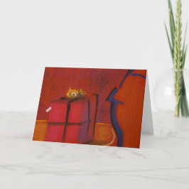 Wat zit er in de kerstbox? Let op de kaart. Feestdagen Kaart