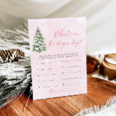 Wat zit er in de luiertas Baby shower Kaart