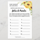 Wat zit er in de luiertas met baby shower-gamekaar flyer (Achterkant)