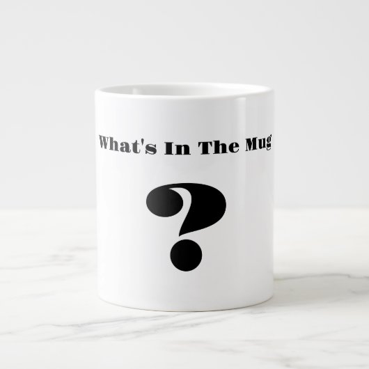 Wat zit er in de Mok? Grote Koffiekop (Voorkant)