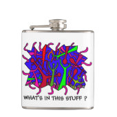 Wat zit er in dit spul? heupfles (Voorkant)