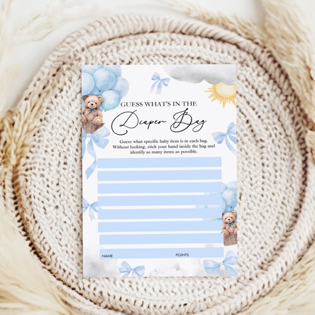 Wat zit er in het luiertas Baby shower spel (Creator heeft geüpload)