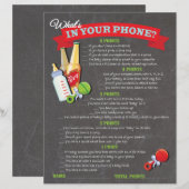 Wat zit er in je baby shower? (Voorkant / Achterkant)