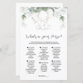 Wat zit er in je Baby shower games? (Voorkant / Achterkant)