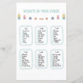 Wat zit er in je Baby shower voor handtas? (Voorkant)