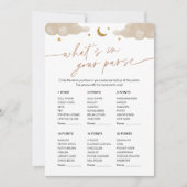 Wat zit er in je favoriete Baby shower Twinkle Sta Kaart (Voorkant)