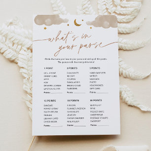 Wat zit er in je favoriete Baby shower Twinkle Sta Kaart