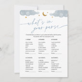 Wat zit er in je favoriete Baby shower Twinkle Sta Kaart (Voorkant)