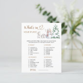 Wat zit er in je paarse baby shower? (Staand voorkant)