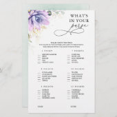 Wat zit er in je paarse Succulent Vrijgezellenfees (Voorkant / Achterkant)