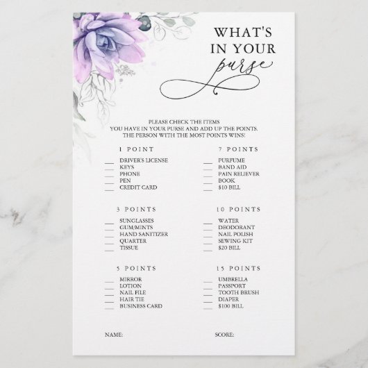 Wat zit er in je paarse Succulent Vrijgezellenfees (Voorkant)