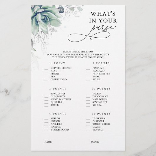 Wat zit er in je paarse Succulent Vrijgezellenfees (Voorkant)