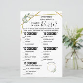 Wat zit er in je paarse vrijgezellenfeest tweetali (Staand voorkant)