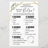 Wat zit er in je paarse vrijgezellenfeest tweetali (Achterkant)