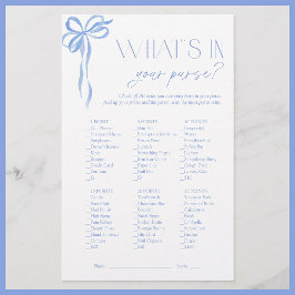 Wat zit er in je portemonnee Blue Bow Vrijgezellen