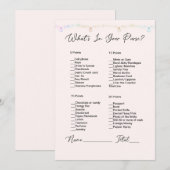 Wat zit er in je portemonnee hanglampen Vrijgezell Kaart (Voorkant / Achterkant)