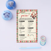 Wat zit er in je portemonnee Plaid Game Kaart (Enkel)