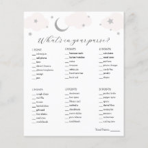 Wat zit er in je Purse Baby shower Game