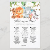 Wat zit er in je spel? Baby shower Games (Voorkant)